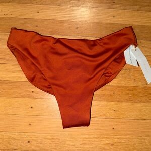 Rust Orange cheeky Bikini Bottom